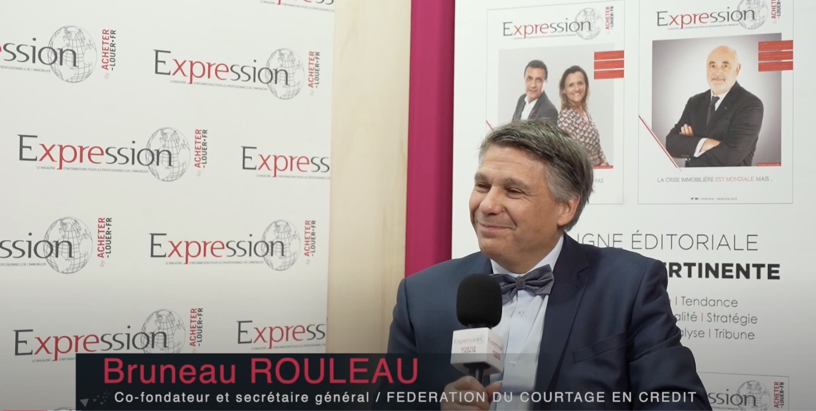 Bruno ROULEAU, interviewé par le magazine Expression au RENT 2024